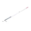 Bild 2/2 - Gelpinsel flach  Z021-4 Weiß mit rosa Spitze
