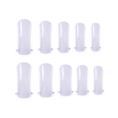Porzellan Schablonentip Raster 10 Stück #116-R Transparent - RASTER