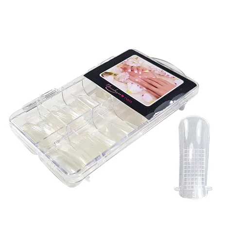 Nail tip box 100 Stück #016-R Porzellanschablone - Raster