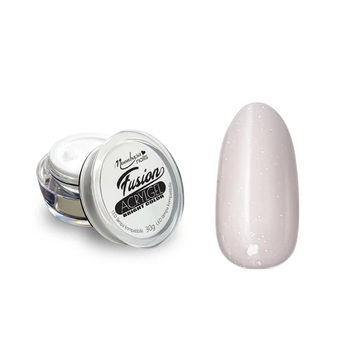Fusion AcrylGel Bright color 30g #053 Funkelndes Weiß